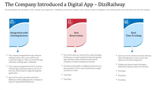 The Company Introduced A Digital App Dizirailway Structure PDF The Company Introduced A Digital App Dizirailway Structure PDF