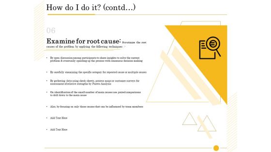 The Fishbone Analysis Tool How Do I Do It Contd Process Clipart PDF