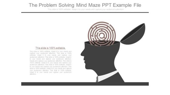 The Problem Solving Mind Maze Ppt Example File