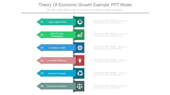 Theory Of Economic Growth Example Ppt Model