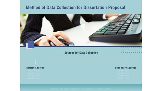 Thesis Method Of Data Collection For Dissertation Proposal Ppt Icon Graphics Tutorials PDF