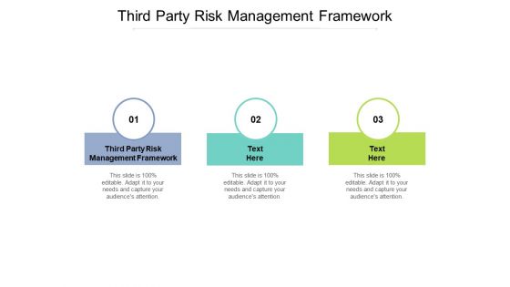 Third Party Risk Management Framework Ppt PowerPoint Presentation Styles Show Cpb