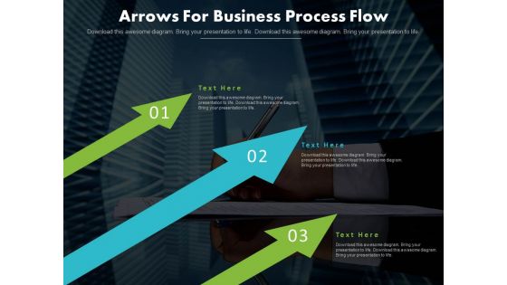 Three Arrows For Competitive Strategy Powerpoint Slides