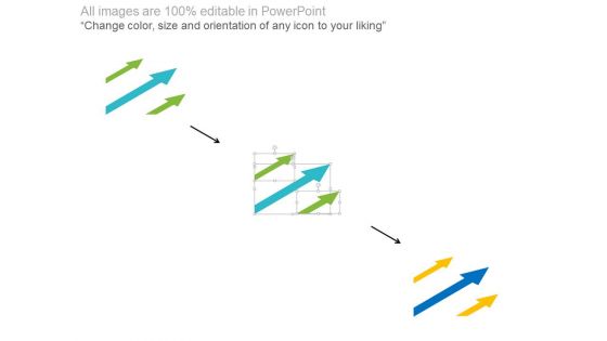 Three Arrows For Competitive Strategy Powerpoint Slides