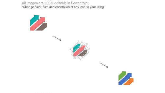 Three Arrows For Positioning In Marketing Powerpoint Template