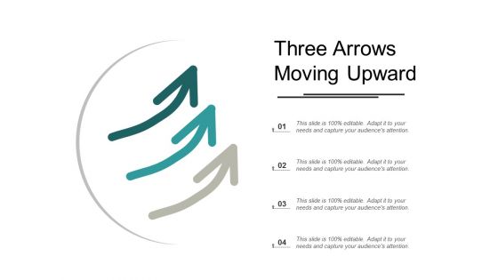 Three Arrows Moving Upward Ppt PowerPoint Presentation Pictures Backgrounds