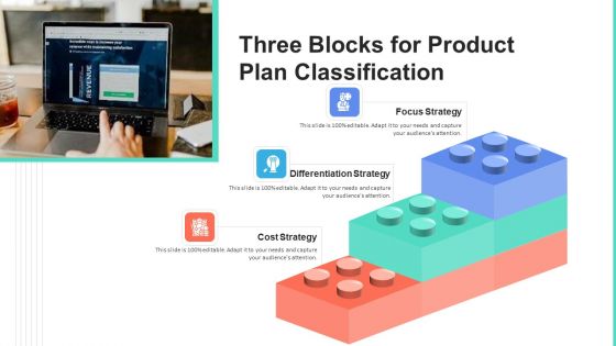 Three Blocks For Product Plan Classification Ppt PowerPoint Presentation Pictures Inspiration PDF Three Blocks For Product Plan Classification Ppt PowerPoint Presentation Pictures Inspiration PDF