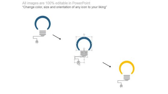 Three Bulbs Wired In Series Powerpoint Slides
