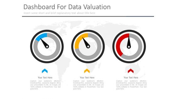 Three Dashboard For Corporate Level Strategy Powerpoint Slides