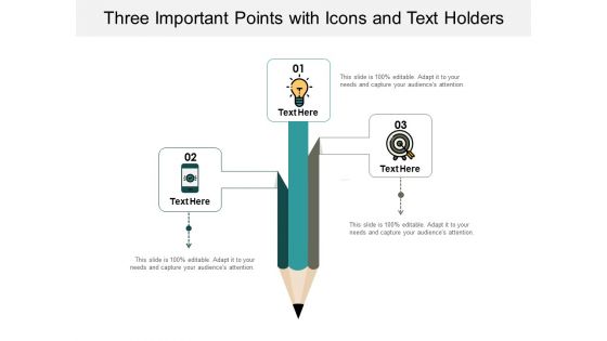 Three Important Points With Icons And Text Holders Ppt PowerPoint Presentation Portfolio Icons Three Important Points With Icons And Text Holders Ppt PowerPoint Presentation Portfolio Icons