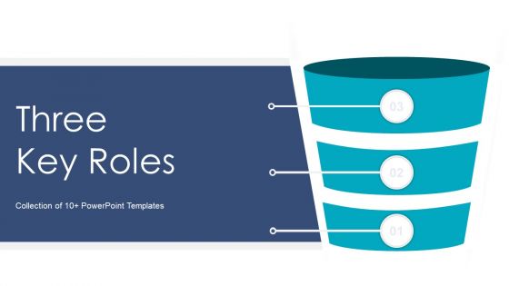 Three Key Roles Ppt PowerPoint Presentation Complete With Slides