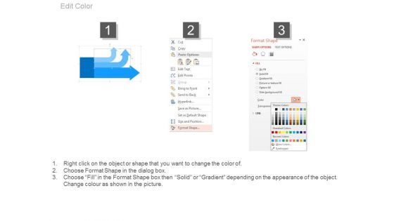 Three Level Business Process Diagram Ppt Slides