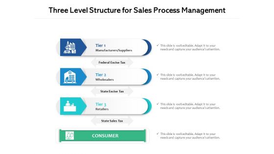 Three Level Structure For Sales Process Management Ppt PowerPoint Presentation Gallery Clipart PDF Three Level Structure For Sales Process Management Ppt PowerPoint Presentation Gallery Clipart PDF