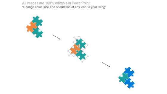 Three Puzzle Steps For Business Solutions Powerpoint Slides