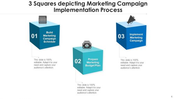 Three Quadrangle Marketing Campaign Ppt PowerPoint Presentation Complete Deck With Slides