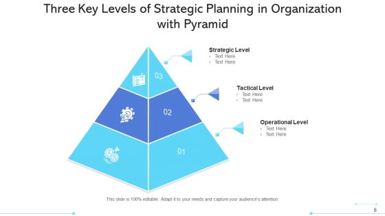 Three Stage Pyramid Corporate Level Ppt PowerPoint Presentation Complete Deck With Slides
