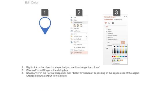 Three Staged Business Roadmap Diagram Powerpoint Slides