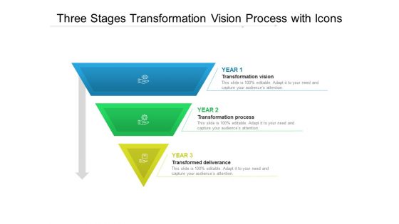 Three Stages Transformation Vision Process With Icons Ppt PowerPoint Presentation Model Themes PDF Three Stages Transformation Vision Process With Icons Ppt PowerPoint Presentation Model Themes PDF