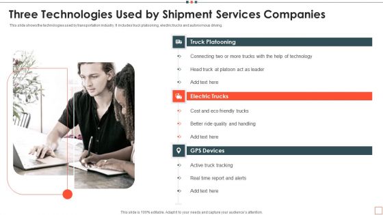 Three Technologies Used By Shipment Services Companies Inspiration PDF Three Technologies Used By Shipment Services Companies Inspiration PDF