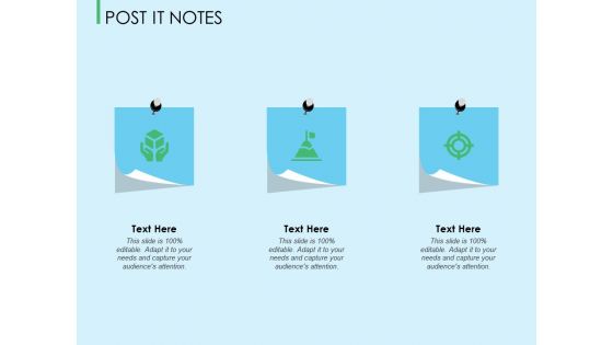 Three Trees Architecture Post It Notes Ppt Ideas Icons PDF