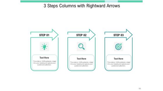 Three Verticals Subscription Plan Purchase Plans Arrows Ppt PowerPoint Presentation Complete Deck