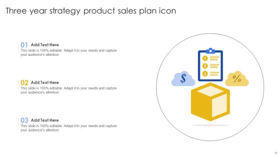 Three Year Strategy Plan Ppt PowerPoint Presentation Complete Deck With Slides