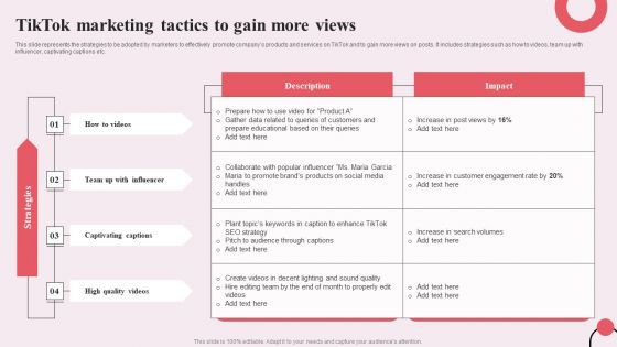 Tiktok Digital Marketing Campaign Tiktok Marketing Tactics To Gain More Views Introduction PDF Tiktok Digital Marketing Campaign Tiktok Marketing Tactics To Gain More Views Introduction PDF
