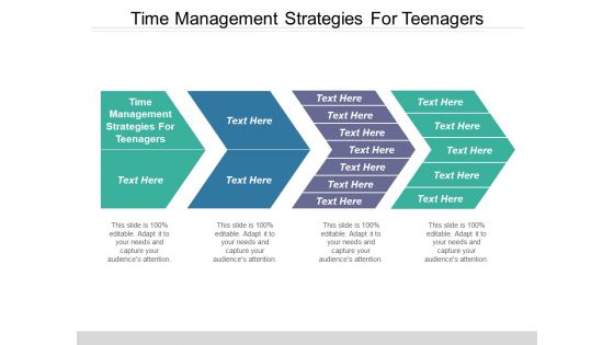 Time Management Strategies For Teenagers Ppt PowerPoint Presentation Summary Templates