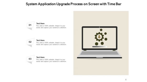 Time To Upgrade Time Bar Laptop Ppt PowerPoint Presentation Complete Deck