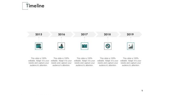 Timeline 2015 To 2019 Ppt PowerPoint Presentation Layouts Structure