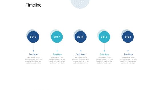 Timeline 2016 To 2020 Ppt PowerPoint Presentation Outline Guide