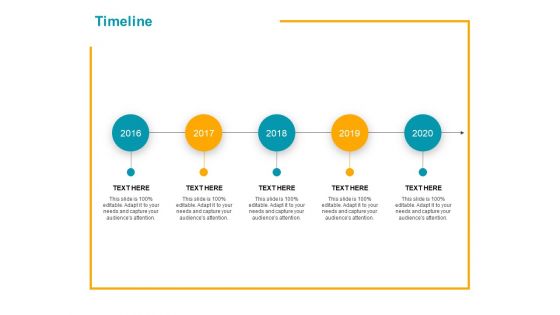 Timeline 2016 To 2020 Ppt PowerPoint Presentation Outline Topics