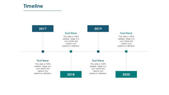 Timeline 2017 To 2020 Ppt PowerPoint Presentation Outline Layouts