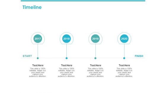 Timeline 2017 To 2020 Ppt PowerPoint Presentation Outline Slides