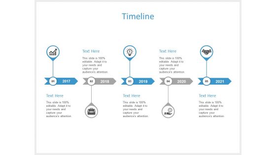 Timeline 2017 To 2021 Ppt PowerPoint Presentation Icon Influencers