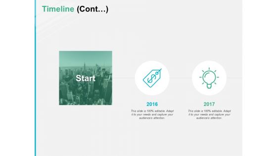 Timeline Cont 2016 To 2017 Ppt PowerPoint Presentation Pictures