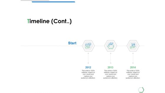 Timeline Cont Three Year Process Ppt PowerPoint Presentation Example 2015