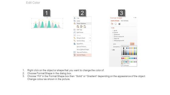 Timeline Curve Diagram With Years Powerpoint Slides