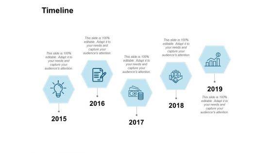 Timeline Five Year Process Ppt PowerPoint Presentation Ideas Gridlines