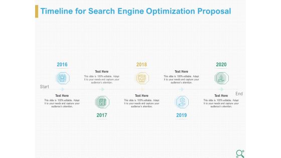 Timeline For Search Engine Optimization Proposal Ppt Infographics Example Introduction PDF