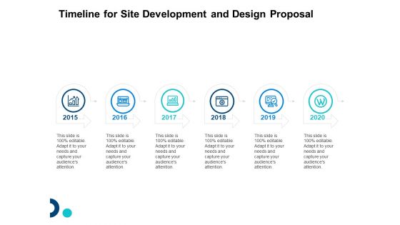 Timeline For Site Development And Design Proposal Ppt Summary Picture PDF