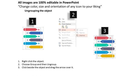 Timeline Infographic For 2015 To 2020 Years Powerpoint Templates