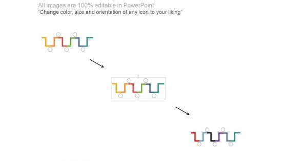 Timeline Steps For Year Based Analysis Powerpoint Slides