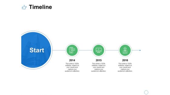 Timeline Three Year Ppt PowerPoint Presentation File Master Slide