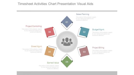 Timesheet Activities Chart Presentation Visual Aids