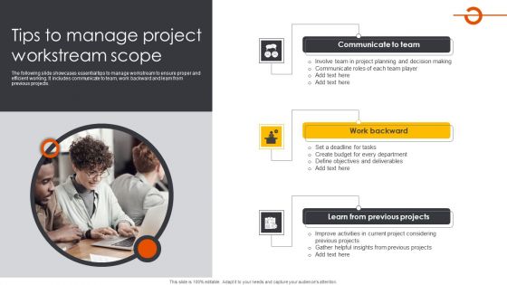 Tips To Manage Project Workstream Scope Structure PDF Tips To Manage Project Workstream Scope Structure PDF