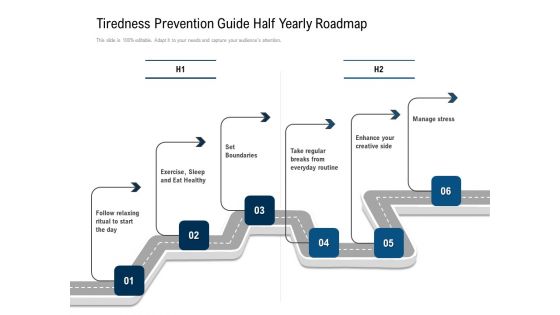 Tiredness Prevention Guide Half Yearly Roadmap Graphics
