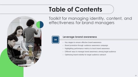 Toolkit For Managing Identity Content And Effectiveness For Brand Managers Complete Deck