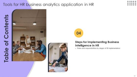 Tools For HR Business Analytics Application In HR Ppt PowerPoint Presentation Complete Deck With Slides