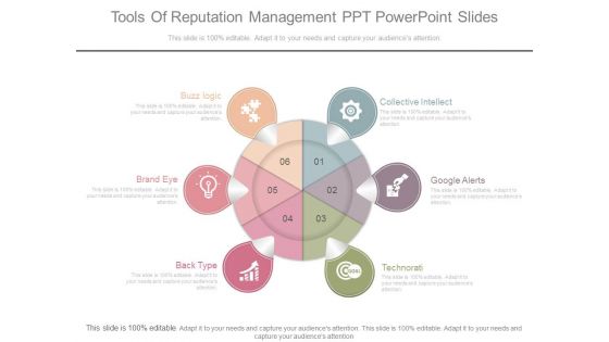 Tools Of Reputation Management Ppt Powerpoint Slides